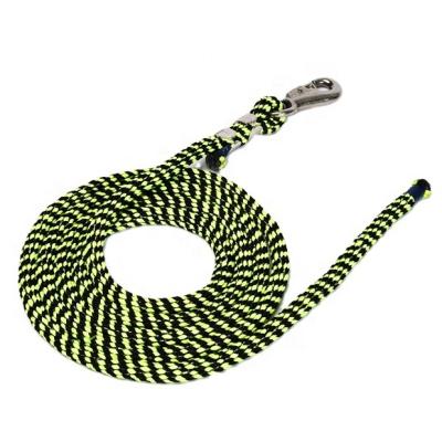 China Reflective High Quality Horse Lead Rope Rider Braided Soft Nylon Horse Lead Ropes Horse Rope With Snap for sale