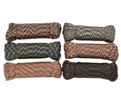 China diy outdoor paracord 7 strands lightweight indoor paracord 550 watch paracord survival camouflage for sale