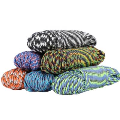 China Lightweight Type 3 Paracord 550 Strings Survival Paracord Factory Wholesale Outdoor Paracord Rope for sale