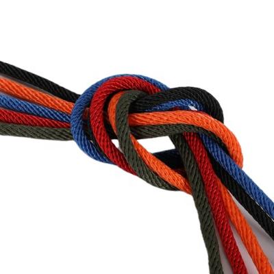 China Amusement Park Lightweight Child Climbing Rope Children Bounce Outdoors Multi Color Braid Climbing Rope Utility Rope for sale