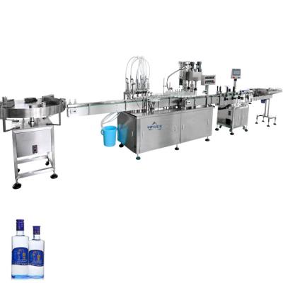 Chine Empty gin bottle liquid filling capping machine small glass bottles filling machine for liquor rum vodka spirits brandy à vendre