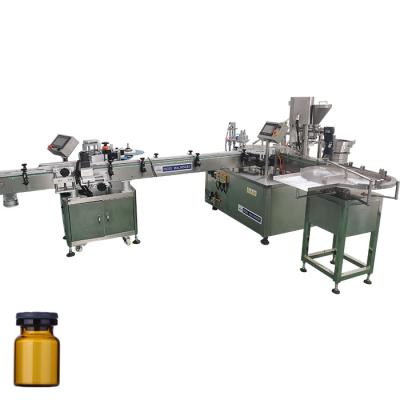 China 2ml glass vial powder filling production line penicillin bottles powder filling machine sterile vials filling machine for sale