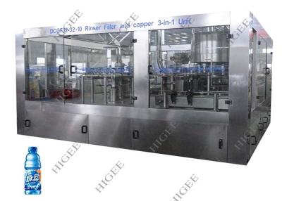 China Fully Automatic Automatic Liquid Bottle Filling Machine 3 In 1 380V 50Hz 3.2Kw for sale