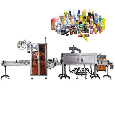 China Overall Bottle Cap Sealing Shrink Labeling Machines With Long Life Span for sale