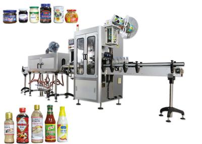 China Small Capacity Shrink Sleeve Labeling Machine , Sleeve Applicator Machine For Round Bottle for sale