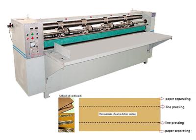 China Creasing / Slitting Corrugated Carton Box Making Machine , Cardboard Box Maker for sale