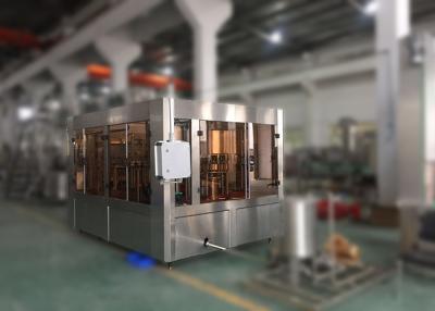 China 3 IN 1 Coffee Juice Milk Bottle Automatic Liquid Filling And Capping Machine Vertical Form for sale