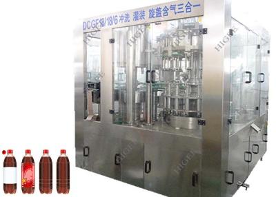 China 3 In 1 Carbonated Soft Drink Beverage Can Filling Machine PLC Control System for sale