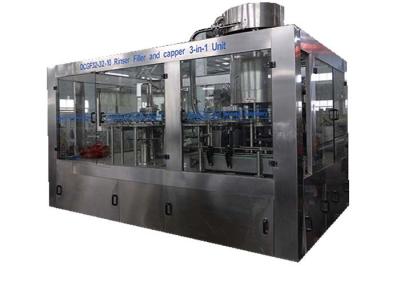 China 3IN1 Automatic Water Filling And Capping Machine 12000bph Compact Structure for sale