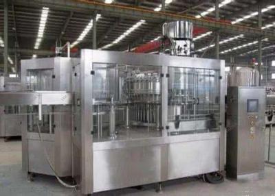 China 1500BPH Beverage Filling Machine , Plastic Bottle Soft Drink Filling Machine 3 In 1 Unit for sale