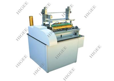 China Hot Melt Glue Labeling Machine , Semi Automatic Gluing Machine Single / Double Sides for sale