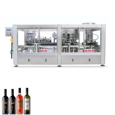 China línea automática de la máquina de rellenar del vino 1140ml para la producción del embotellamiento de vino del líquido de la botella de cristal en venta