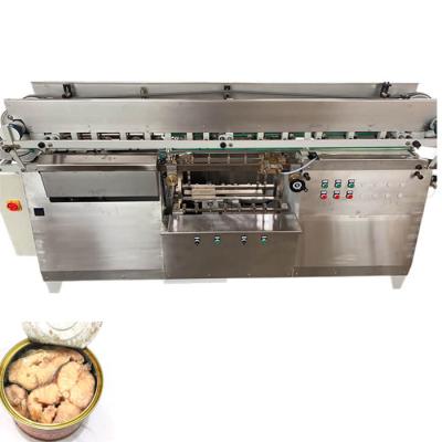 China Automatic tuna fish canned cold glue label machine sardines canning machine for sale