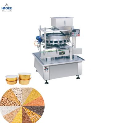 Chine Good taste bowl type oatmeal  wheat grain filling and sealing machine line à vendre