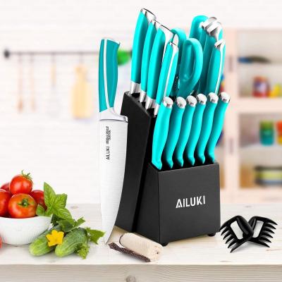 China High Stability Sustainable New Arrival Quality Chefs Knife Block Knives Set Excellent for sale