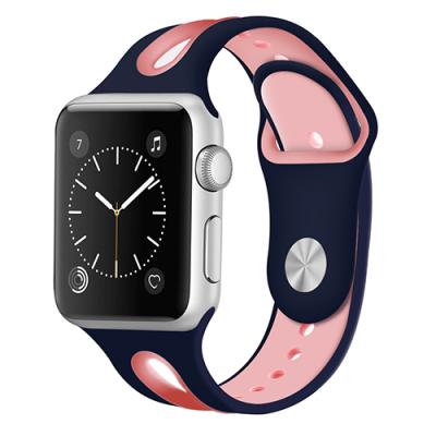 China Tschick Replacement Rubber Bands For Apple Watch Series 4/3/2/1 Sport Strap For iWatch 38mm/42mm/40mm/44mm for sale