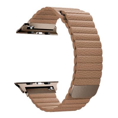 China Tschick Leather Magnetic Leather Strap for Apple Watch 42mm 38mm 44mm 40mm Series 5/4/3/2/1 for sale