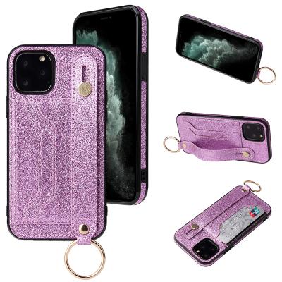 China Flip Case Wallet Card Slot Tschick Love Leather Case For iPhone 12 11 Pro 8 7 6 6S Max Plus XS XR Glitter Bling Leather Flip Case For iPhone 8 7 Plus X S Max for sale