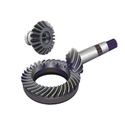 China Transmission Parts Metal Micro Crown Bevel Pinion Differential Ring and Pinions for sale