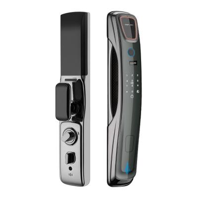 China FP10 Smart Fingerprint Door Lock Password Apartment Room Lock Tuya APP Digital Keyless Door Lock for sale