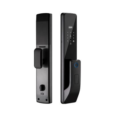 China High Security Plot Video Fingerprint Home Password Unlocking Smart Door Lock 3D Face Recognition Smart Door F11 for sale