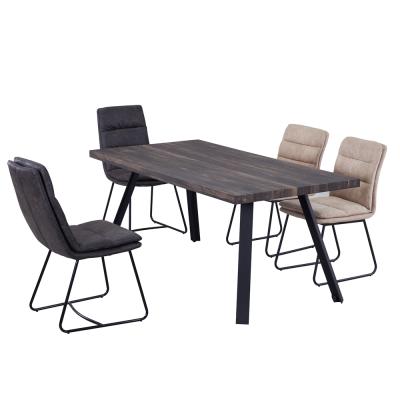 China Modern Home Furniture Restaurant Style MDF Dining Room Table And Modern Chairs Sets for sale