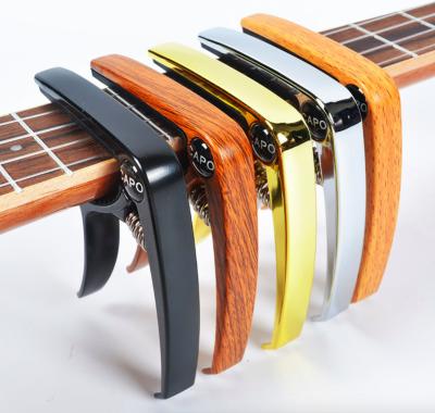 China High Quality Zinc Alloy Acoustic Electric Guitar Ukulele Custom Guitar Capo for sale