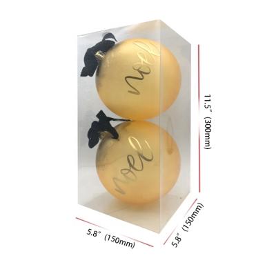 China Chimera Holiday Decorate Hot Sale 150mm Plastic Indoor Christmas Ornaments Shatterproof Christmas Ball Luxury Plastic Ornaments Set for sale