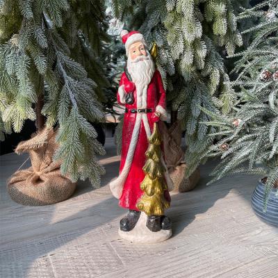 China Mache Classic Custom Made Popular Paper Resin Product Christmas Decorations Christmas Event Table Ornaments for sale