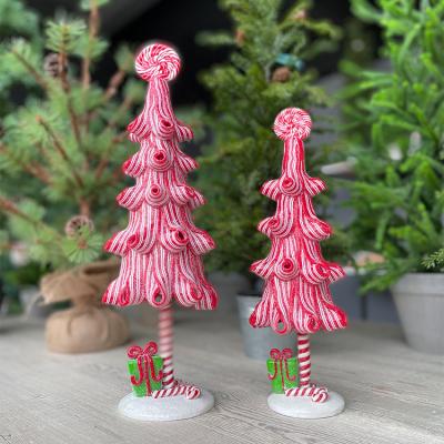 China Christmas Decorations / Decorative Hot Candy Tree Color Clay Dough Material Christmas Pink Table Sale Table Decorations for sale