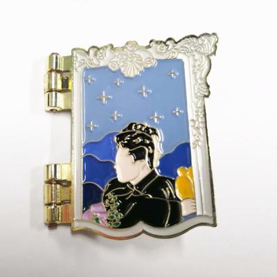 China 2020 Europe Fashion High Quality Soft Enamel Metal Lapel Pin Can Adjustable for sale