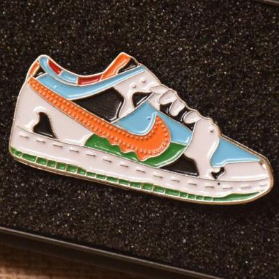 China Free sample north aj sneakers wholesale shoes ammerica soft enamel pins factory price for sale