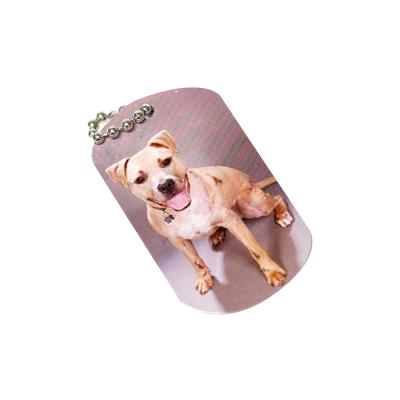 China Custom North Ammerica Stainless Steel Dog Tag Pet Tags High Quality Round Dog Tags for sale