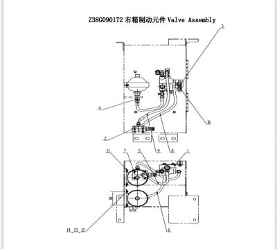 China Building material stores Z38G090201T1 valve for CG938H WHEEL LOADER spare parts Shandong Jinan kuoe ckuoe for sale