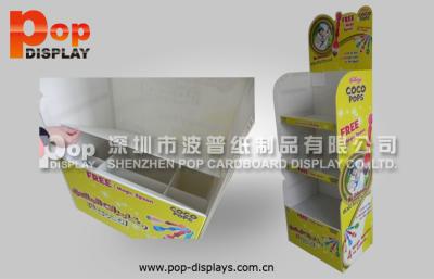 China Custom Portable Corrugated Plastic Display For Chocolate Bar Promotion In Retail Shop for sale