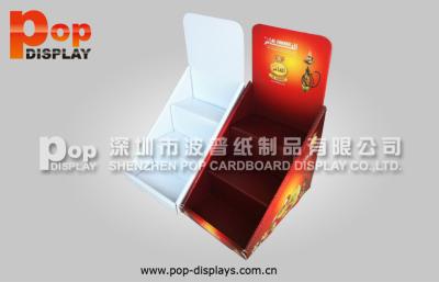 China Lightweight Portable Countertop Corrugated Plastic Display For Showing Cigarettes In Supermarket for sale