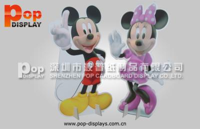 China Estilo relativo à promoção da caixa da pessoa de pé da propaganda do cartão para o recinto de diversão de Disney à venda