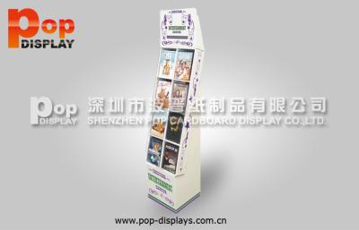 China Trendy Matte Lamination Corrugated Book Display CMYK Offset Printing With Pockets for sale