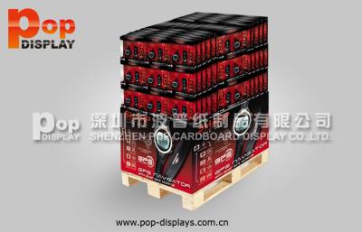 China Watch Durable Corrugated Cardboard Pallet Display , Floor Shipper Display Box for sale