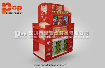 China Canned / Boxed Food Practical Cardboard Pallet Display Free Floor Standing for sale