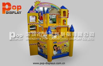 China OEM / ODM  Cardboard Pallet Display Promotional Merchandise Castle for sale