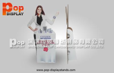 중국 안정되어 있는 마분지 광고 Standee/녹색 선전용 Standees 판매용