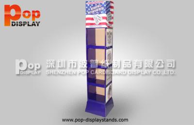 China Recycled Floor Standing Pop Up Display / Pet ID Tags Retail Store Display Box for sale