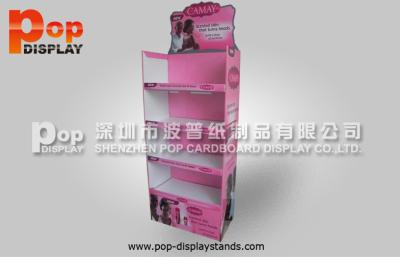 China Cosmetic Point Of Purchase Cardboard Display / Shelf Display For Skin Cream for sale