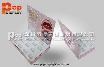 China Foldable Counter Display Stands Lipstick liquid Stand for Promotion for sale