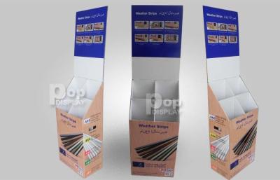 China Printing Full Color Dump Bin Display Square with 4 Clapboard for sale