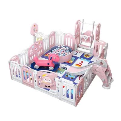 China Eco-Friendly Detachable Plastic Easy Detachable Baby Play Yard Play Yard Eco-Friendly Baby Playpen Tall Baby Playpen for sale