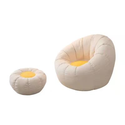 China Hot Adult One Size Series Pumpkin Bean Bag Chair Extended Foam Filled Seat No Cover Filled Bean Bag Chair for sale