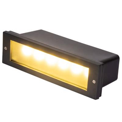 China 6W IP65 Tempered Glass Exterior Wall Recessed LED Step Light for sale