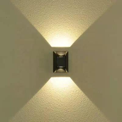 China Borosilicate IP65 Glass 6W Outdoor LED Up Down Light Wall Mounted Wall Light for sale